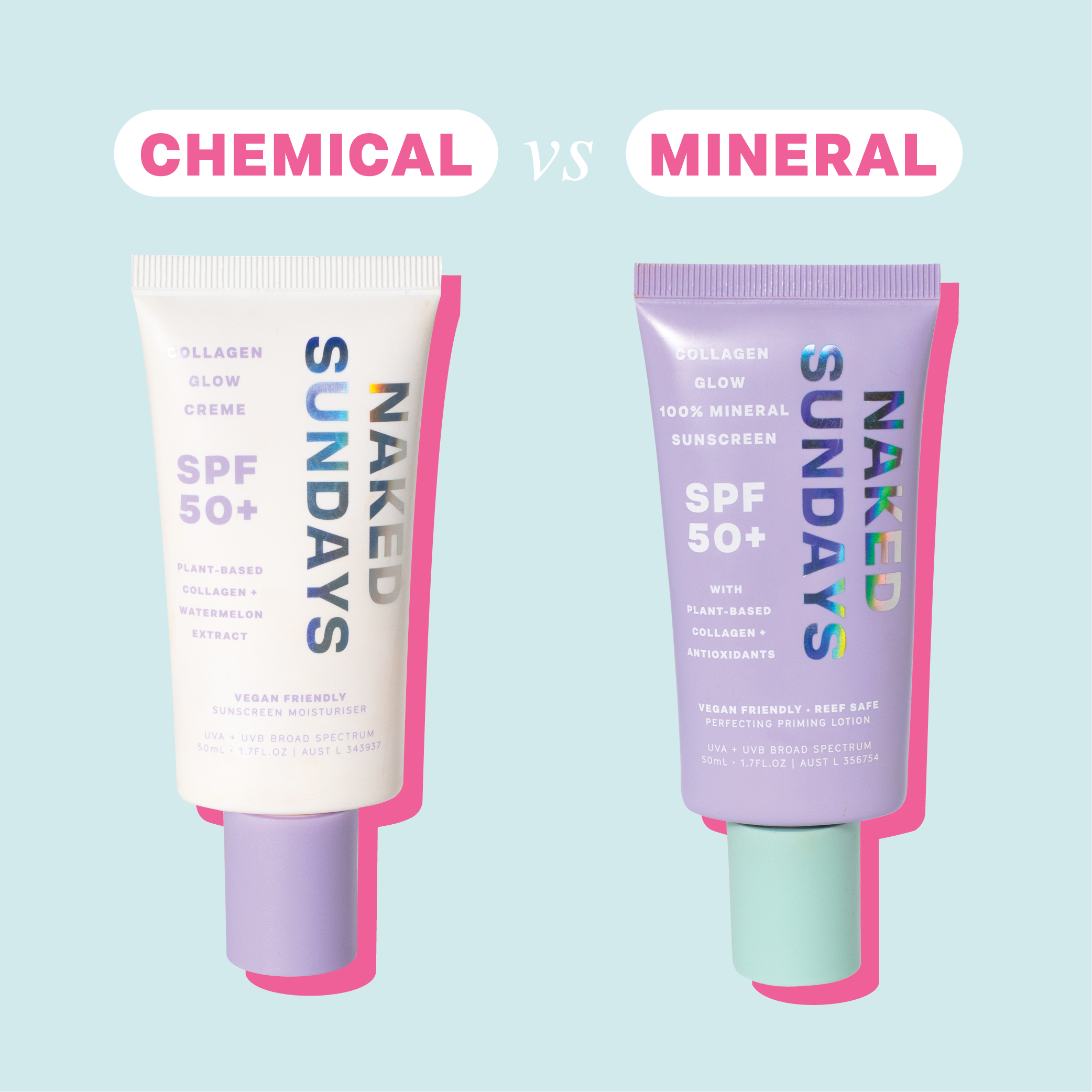 MINERAL Sunscreen vs CHEMICAL Sunscreen | Naked Sundays
