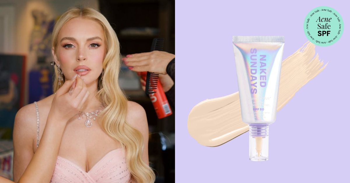 Lindsay Lohan and Skin Tint