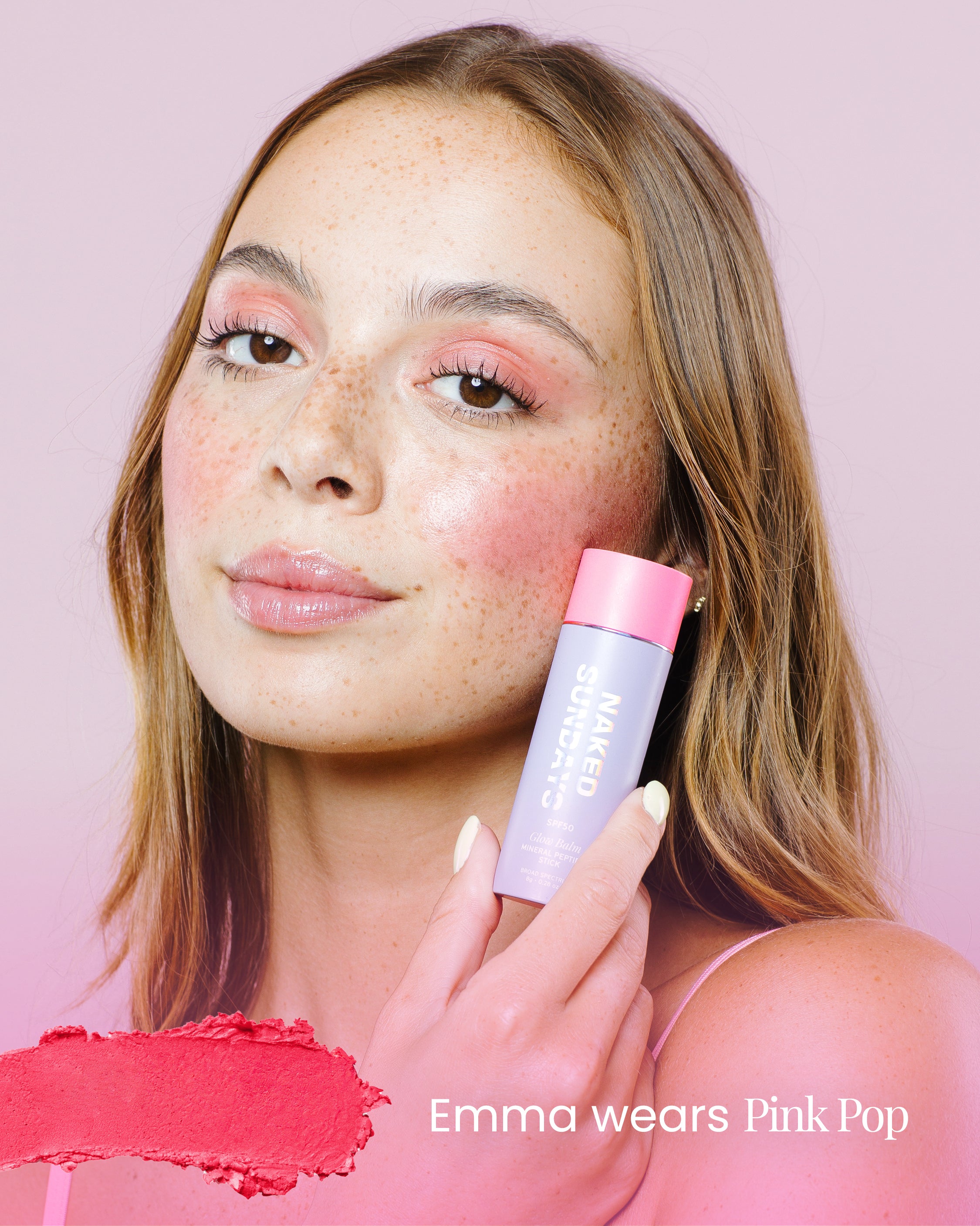 SPF50 GlowBalm Mineral Peptide Stick - Bronze – Naked
