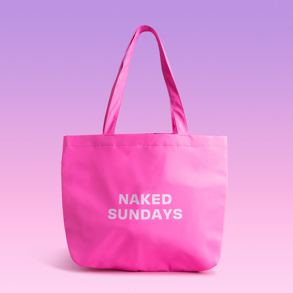 Hot pink Naked Sundays Bondi Tote