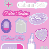 CabanaMilk Sticker Sheet