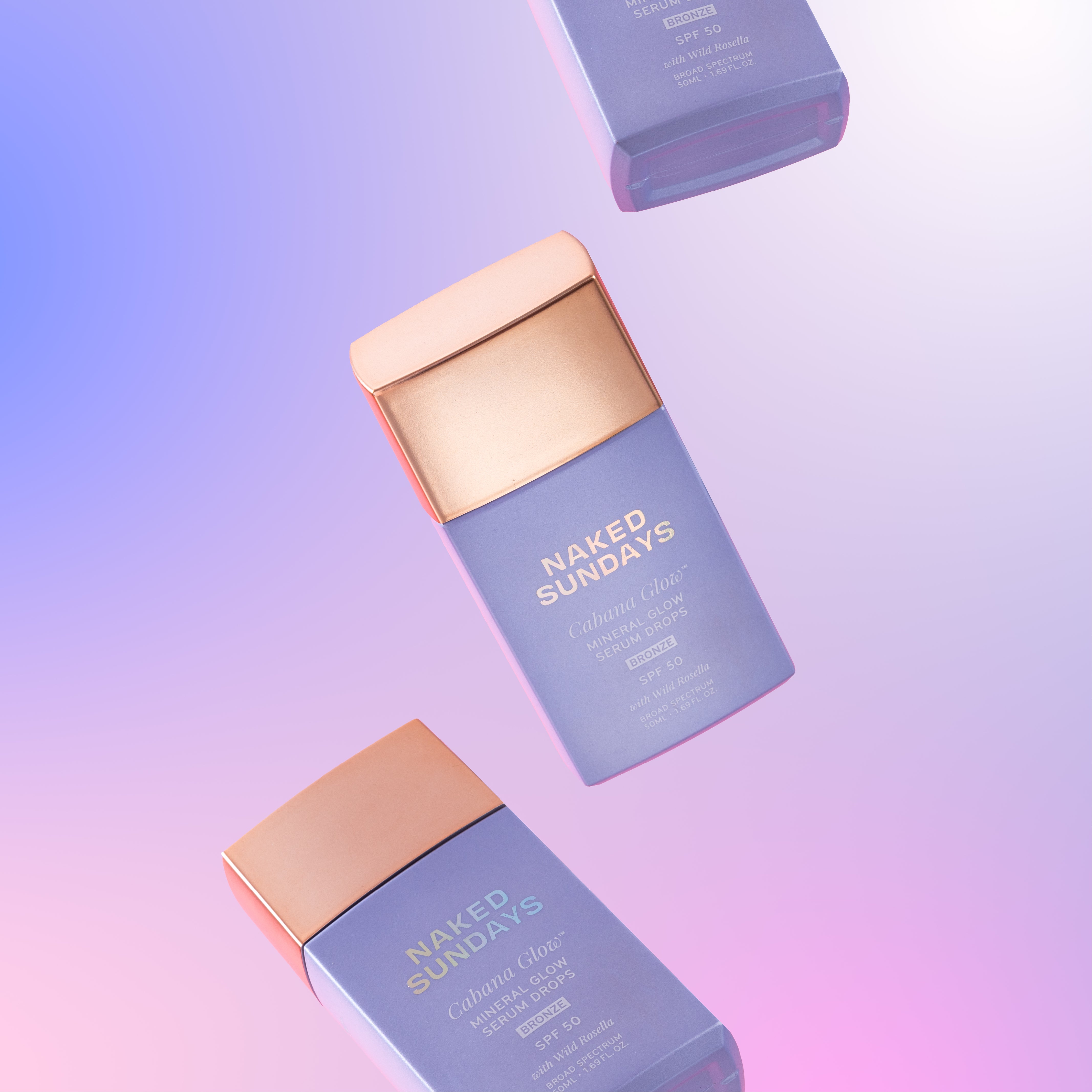 CabanaGlow™️ SPF50 Mineral Glow Serum Drops - Sheer Tint