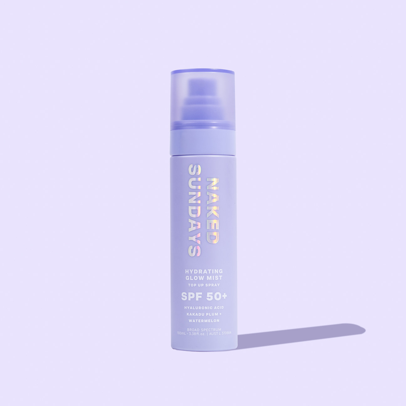 SPF50+ Glow Mist Top Up Spray | Face Sunscreen Spray – Naked Sundays AUS