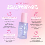 SPF50 Clear Glow Radiant Sunscreen Serum