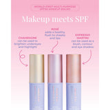 SPF50 Sheer Glow Balm Sticks Trio Set (Rosé, Champagne, Espresso Martini)